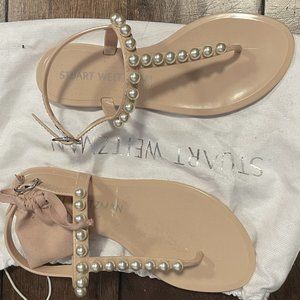 Womens Shoes Stewart Weitzman Size 6 New Goldie Jelly Sandals